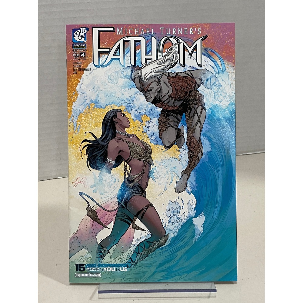 Aspen Comics Fathom Vol 7 #4 Comic Book Siya Oum Cover Art Multi Excellent